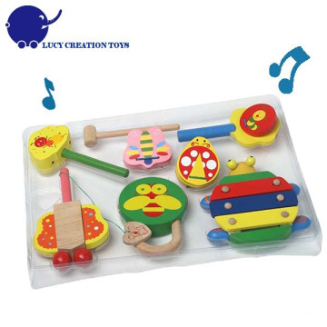 Popular Infant Baby Kids Wooden Music Instrument Toy Set